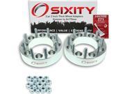 Sixity Auto 2pc 2 Thick 8x170mm Wheel Adapters Hummer H1 H2 Loctite