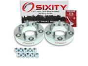 Sixity Auto 2pc 1.5 Thick 5x5.5 to 5x4.5 Wheel Adapters Pickup Truck SUV Loctite