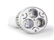 LED Spotlight GU10 Dimmable 3W 3000K Color Silver