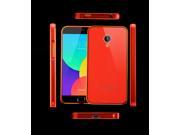 Luxury Fashion Aluminum Smooth Metallic Frame Mobile Phone Case Back Cover For Meizu MX4 Red