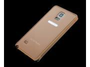 Faypro Luxury Fashion Aluminum Metal Bumper Frame Hard Case Cover Shell For Samsung Galaxy Note 4 Color Gold