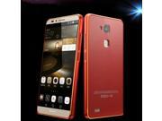 Faypro Luxury Fashion Aluminum Metal Bumper Frame Case With Acrylic Back Plate Cover For HUAWEI Ascend Mate7 Metal PC Red