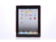 Faypro Fashion Candy Color Ultra thin Transparent Soft Silicone Case Cover Skin Protector For iPad 2 3 4 Red For iPad 2 3 4