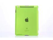 Faypro Fashion Candy Color Ultra thin Transparent Soft Silicone Case Cover Skin Protector For iPad 2 3 4 Green For iPad 2 3 4