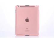 Faypro Fashion Candy Color Ultra thin Transparent Soft Silicone Case Cover Skin Protector For iPad 2 3 4 Hot Pink For iPad 2 3 4