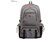 Swissgear SA7112 Large capacity outdoor bag shoulder computer backpack waterproof bag gray
