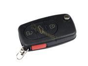 4 Button Remote Uncut Flip Folding Car Key Shell Case for Audi A4 A6 A8 S4 S8 TT