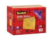 Scotch Bubble Mailers size 5 10.5 x 15 25 pk.