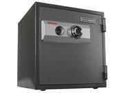 First Alert 2054F 1 Hour Steel Fire Safe with Combination Lock 0.80 Cubic Foot Gray