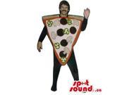 Original Customised Pizza Slice Canadian SpotSound Mascot Or Adult Costume