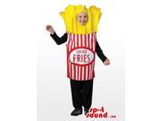 Cool Flashy French Fries Bag Children Size Plush Costume