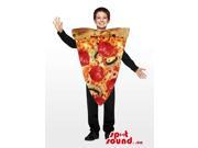 Real Looking Pepperoni Pizza Slice Children Size Costume