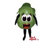 Customised Green Grape Canadian SpotSound Mascot With Cartoon Girl Eyes