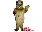 Customised All Light Brown Chipmunk Animal Canadian SpotSound Mascot