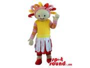 Cosmic Plush Canadian SpotSound Mascot Character Dressed In Flashy Clothes