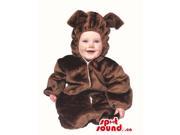 Cute Halloween Brown Rabbit Toddler Child Size Costume Disguise