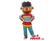 Well Known Sesame Street Character Canadian SpotSound Mascot In A Striped Customised Top