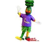 Peculiar Multiple Vegetable Canadian SpotSound Mascot Dressed In A T Shirt With Text
