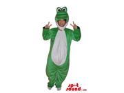 Green And White Frog Adult Size Costume Disguise