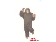 Large Woolly Grey Chimpanzee Or Gorilla Plush Canadian SpotSound Mascot