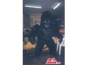 King Kong Black Gorilla Animal Canadian SpotSound Mascot With Furious Look
