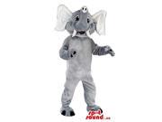 Customised All Grey Elephant Animal Plush Canadian SpotSound Mascot