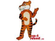 Customised Plush Tiger Canadian SpotSound Mascot With Cartoon Character Look
