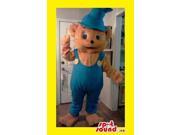 Cute Brown Bear Plush Canadian SpotSound Mascot Dressed In Blue Overalls And Long Hat