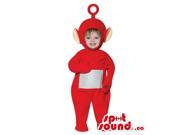 Cute Red Teletubbies Character Toddler Size Plush Costume
