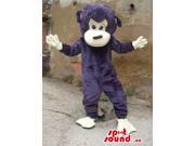 Customised And All Purple Monkey Animal Canadian SpotSound Mascot
