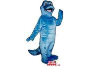 Customised All Cute All Blue Alligator Plush Canadian SpotSound Mascot