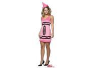 Sexy Pink Crayola Crayon Adult Size Girl S Costume