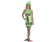 Sexy Green Crayola Crayon Adult Size Girl S Costume