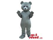 Customised Cute All Grey Teddy Bear Plush Canadian SpotSound Mascot