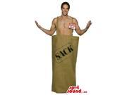 Sexy Boy In A Brown Bag Bachelor Party Adult Size Costume