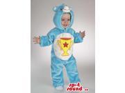 Trophy Care Bear Blue And White Bear Plush Toddler Size Costume