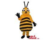 Cute Bee Insect Plush Canadian SpotSound Mascot With Peculiar Round Large Belly