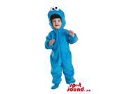 Blue Sesame Street Cookie Monster Plush Toddler Size Costume