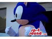 Blue Sonic The Hedgehog Video Game Character Canadian SpotSound Mascot