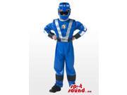 Awesome Blue Power Ranger Series Character Costume Canadian SpotSound Mascot