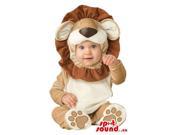 Very Cute Brown Lion Animal Toddler Size Plush Costume