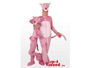 Original Pink Panther Character Plush Couple Costumes