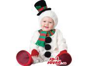 Very Cute Christmas Snowman Toddler Size Plush Costume