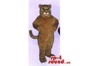 Customised All Brown Wildcat Or Panther Animal Canadian SpotSound Mascot