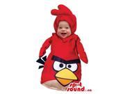 Very Cute Red Angry Birds Character Toddler Size Costume