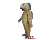 Customised Beige Fish Plush Canadian SpotSound Mascot With Grey Fins