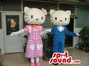 Kitty The White Cat Well Known Character Couple Canadian SpotSound Mascots