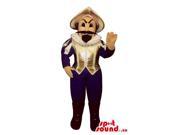 Great Standard Literature Human Canadian SpotSound Mascot With Black Beard