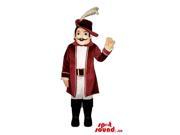 Great Standard Literature Human Canadian SpotSound Mascot With A Feather Hat