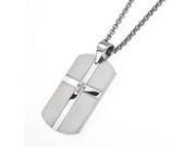 Men s Stainless Steel Dog Tag Pendant